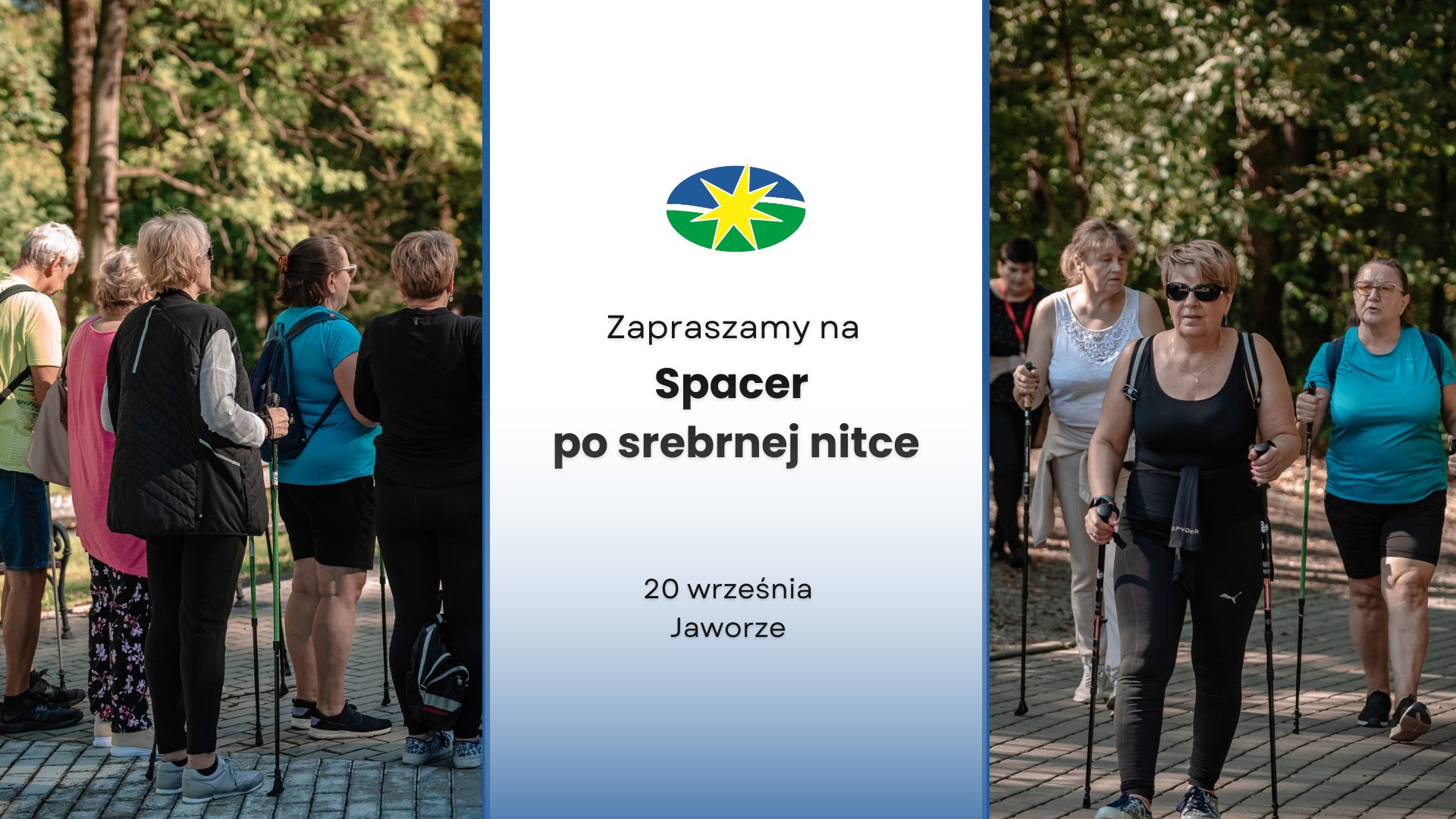 Spacer po srebrnej nitce